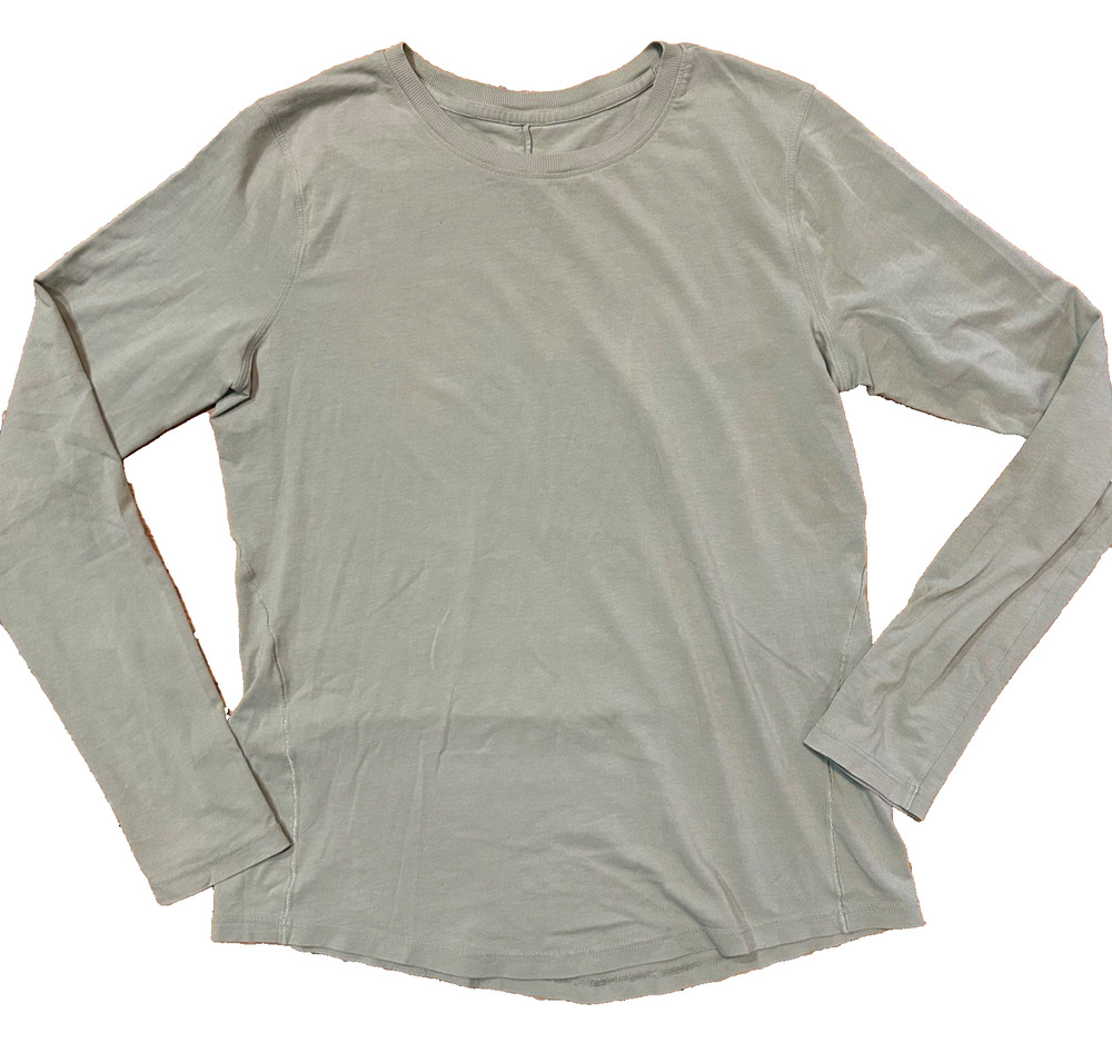 Lululemon womens size 4 willow green 'Ever Ready Long Sleeve' NWOT